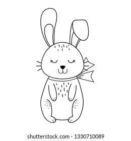 little rabbit easter character