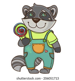 The little raccoon