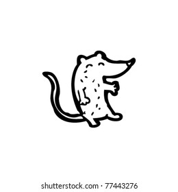 little rat cartoon