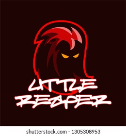 Little reaper mascot logo template