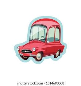 Little red car