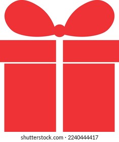 Kleines rotes Geschenk-Vektorbild