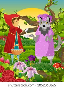 little red hood and big bad wolf