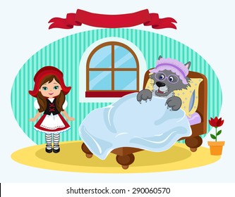 Little Red Riding Hood Wolf Images Stock Photos Vectors Shutterstock