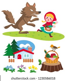 Little Red Riding Hood Images Stock Photos Vectors Shutterstock