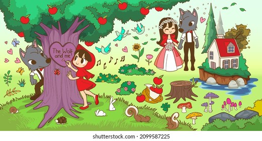 the little red riding hood wedding