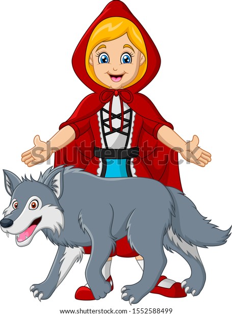 Little Red Riding Hood Wolf Stock Vector Royalty Free