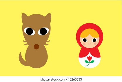 little red and wolf