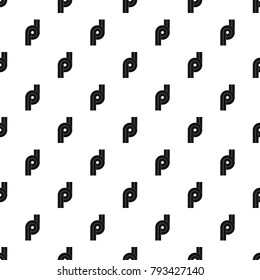 Little road junction pattern seamless in simple style vector illustration