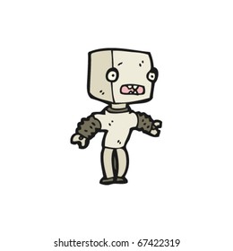 pequeña caricatura de robots