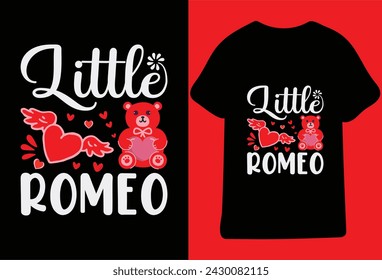 Little Romeo Typography Design vector file