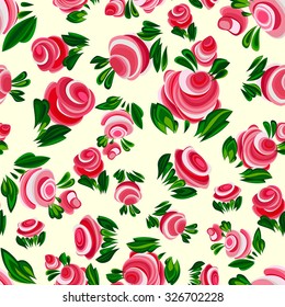 Little Rose seamless background