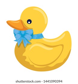 little rubber duck toy icon