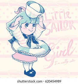 Little sailor girl