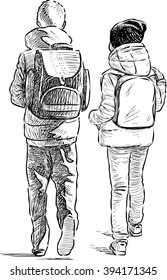 little schoolchildren