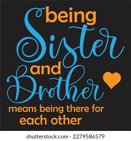 Little Sister Biggest Fan design,Being sister and brother design,Funny Brother Design. svg