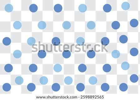 Little Slue Spots Seamless Pattern