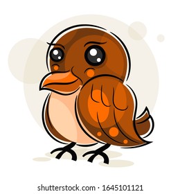 Little Sparrow vector illustration for your design and needs