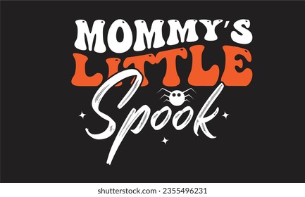El pequeño diseño retro de Spook de mamá