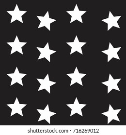 Little Star Black Background Stock Vector (Royalty Free) 716269012 ...