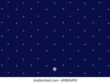 little star with blue background  