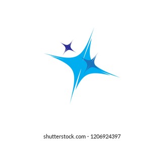 Little Star Logo Vector Template