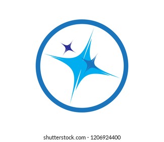 Little Star Logo Vector Template