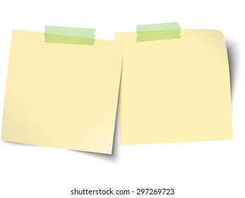 little sticky papers in a row with colored adhesive tape and free copy space - Powered by Shutterstock - Get 15% off with code: PIKWIZARD15