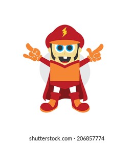 little superhero character
