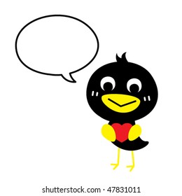 little sweet black bird