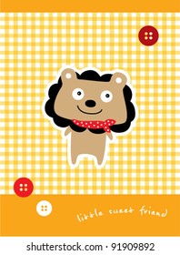 little sweet lion friend