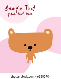 little teddy bear card