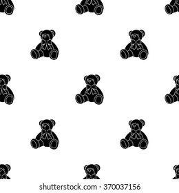 Little teddy bear Vector icon