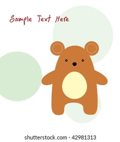 little teddy card