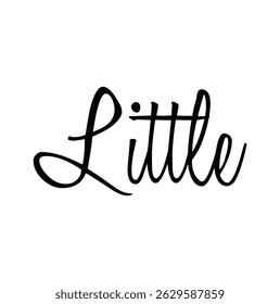 little text for T-shirt print and other use on white background.
