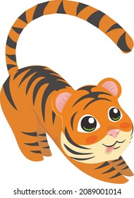 Little tiger in 2022 happy new year