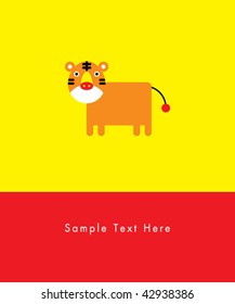 little tiger card