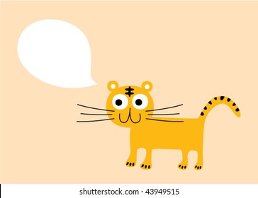 little tiger greeting