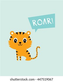 little tiger roar card