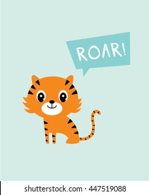 little tiger roar card