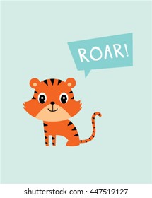 little tiger roar card