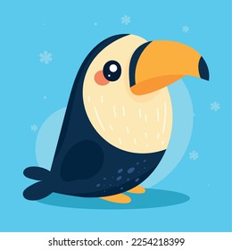 little toucan bird exotic icon