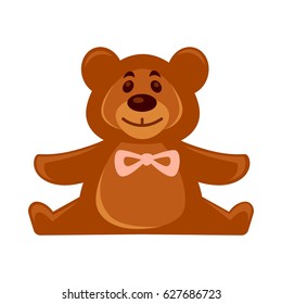 Oso marrón de juguete pequeño