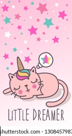little unicorn cat dreamer