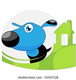 little vector funny dog