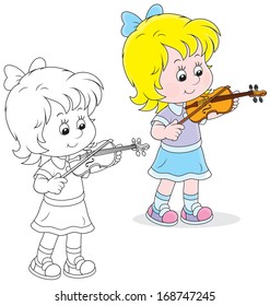 Little violinist