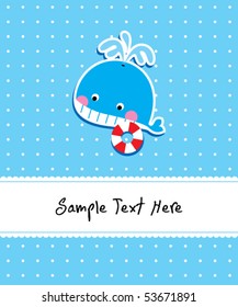 little whale boy arrival tag
