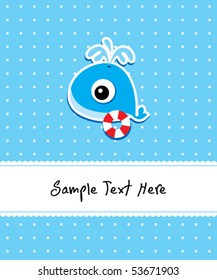 little whale boy arrival tag