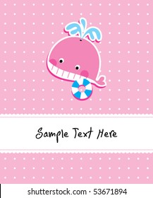 little whale girl arrival tag