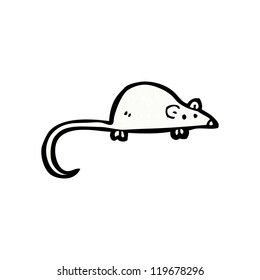 Little White Mouse Cartoon Stock Vector (Royalty Free) 119678296 ...